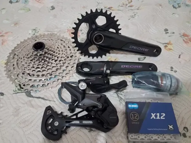 Kit grupo Shimano Deore M6100 1x12 Velocidades Completo