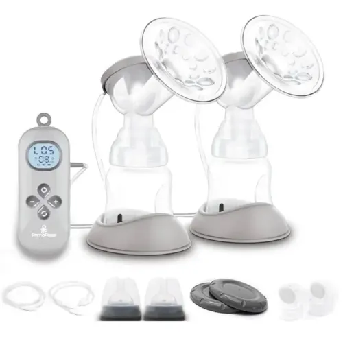 Bomba de Tirar Leite Portátil, Portable Double Electric Breast Pump -PRIMO PASSI 