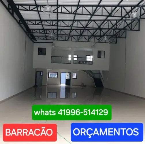 Barracão pré moldado e metálico orçamento whats 41996-514129 