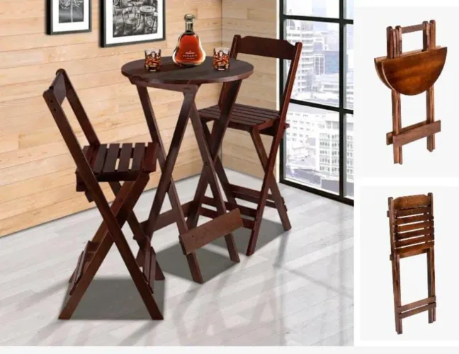 Vendo kits de mesa bistrô com duas cadeiras 