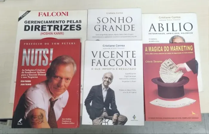 Vendo lote c/6 livros temas diversos (marketing)- em excelente estado de conservação