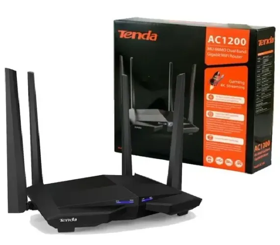 Roteador Wireless Tenda AC6 AC1200MBPS 4 Antenas Dual BAND Gamer