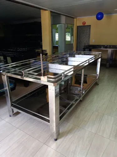 Banca de verdura toda em inox 