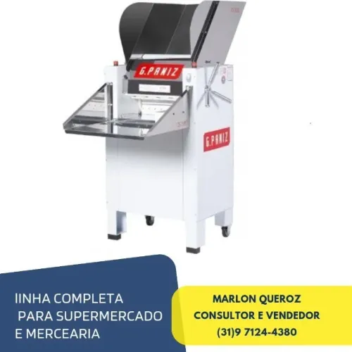 Cilindro de Massas 50CM 2 Motores G.Paniz 220v