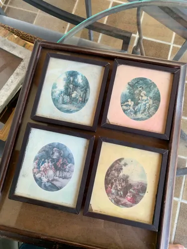 Quadro antigo vintage 1/39$ 4/79$ reais