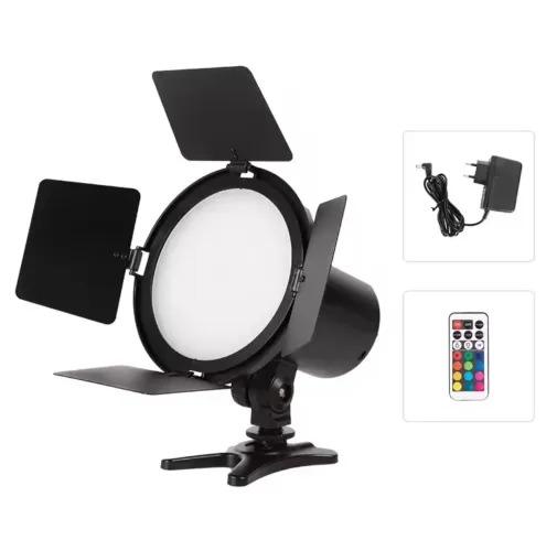 Led rgb para fotografia e video
