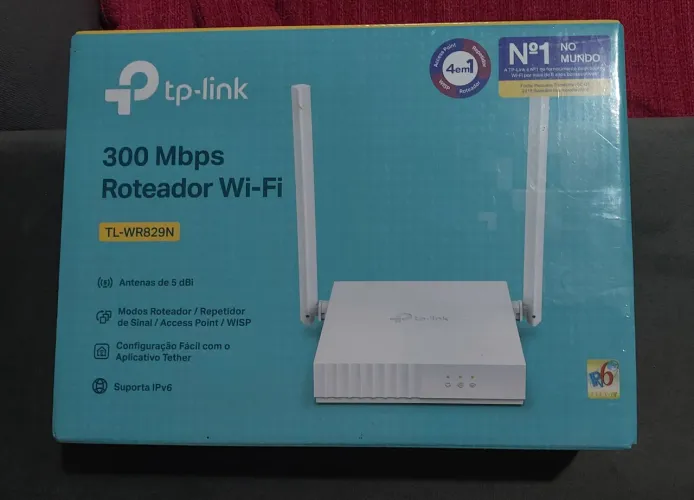 Roteador Wireless 4 em 1 300mbps TL-WR829N Tp-link<br>Cor Branco