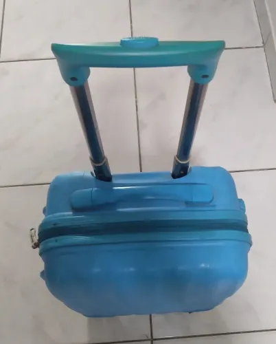Maleta Bubu Azul Turquesa | Bagagem de Mão | Rígida | Rodas 360° | Cadeado
