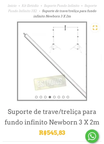 Suporte fundo infinito