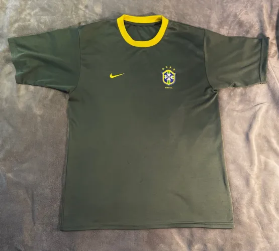 Camisa Brasil 2002 - Oficial - Viagem delegação 