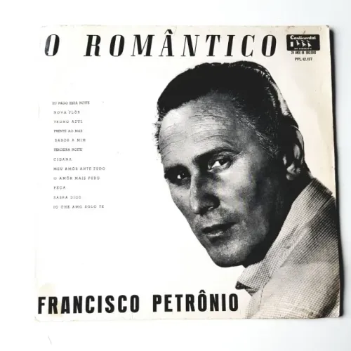 Disco Vinil LP - Francisco Petrônio (O Romântico) - 1964