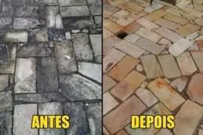 Lavação de calçadas