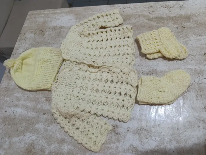 Kit de Tricô baby Artesanal