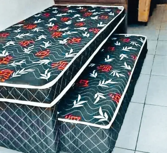 Bibox Cama Box solteiro com auxiliar
