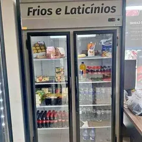 Balcão expositor auto serviço frios elaticínios 2 portas Chimafrio Pronta entrega - Marcos
