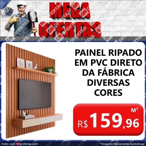 Painel ripado em pvc reforçado direto da fábrica