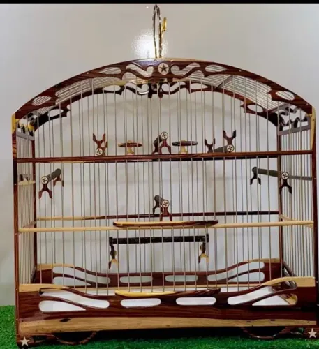 Gaiola de luxo para coleiro, Parafusada 