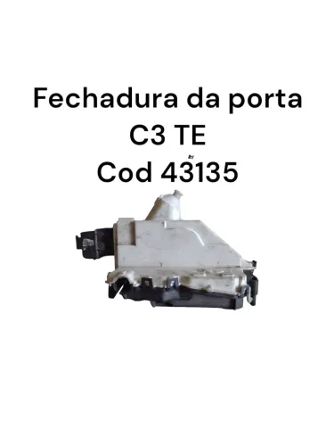 Fechadura Da Porta C3 Te Cod 43135