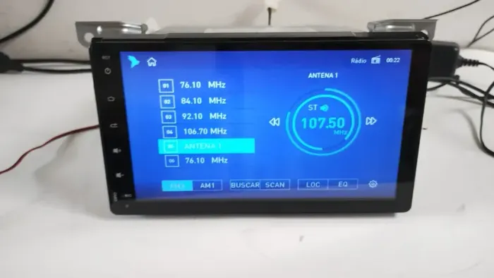 Central Multimídia Toyota Corolla 2019 Preta (Usado)