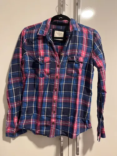 Camisa Abercrombie & Fitch Xadrez Feminina