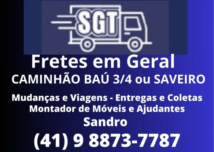 Fretes e Mudanças SGT Transportes
