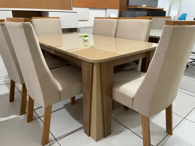Mesa de Jantar 6 Cadeiras 