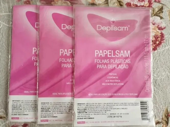 Folhas Plásticas Depilação DEPILSAN
