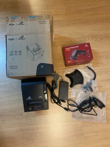 Impressora Térmica Bematech/Elgin I9 + Leitor Código de Barras