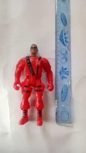 boneco fatal war bombeiro genérico antigo brinquedo 