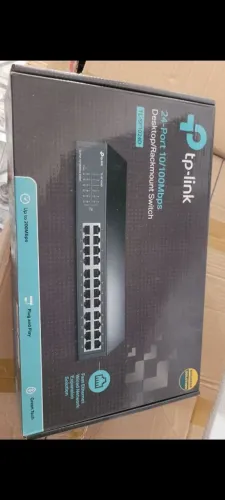 Switch de Rede Tp-Link 24 Portas 10/100Mbps