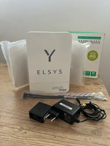 Modem Externo 4g Com Voz E Dados Elsys Amplimax Eprl12 Cor Branco novo