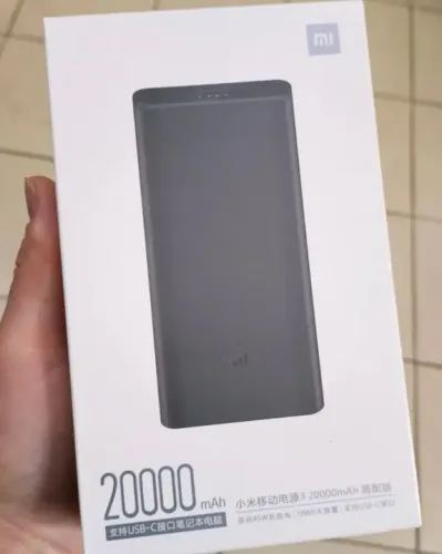 Carregador Portátil Xiaomi 20000mAh - Novo