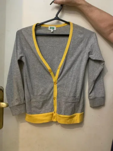 casaco cardigan infantil asos tamanho 7/8