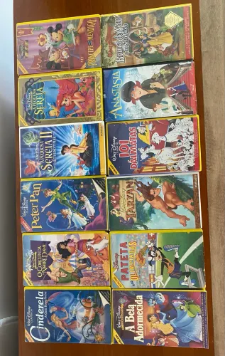 Coleção fitas de vídeo Disney