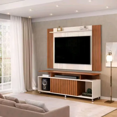 Combo painel Extensível Trend com Rack tomy para tv até 70 C98
