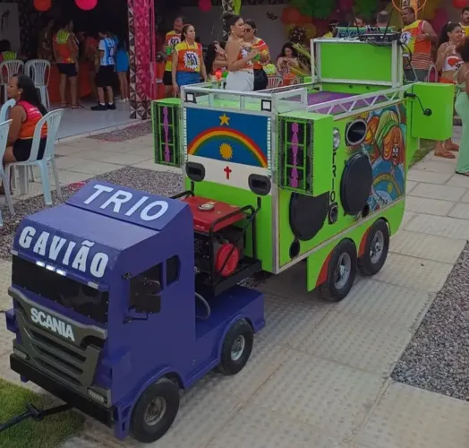 Mini Trio Elétrico Gaviao - Perfeito para Festas e eventos!