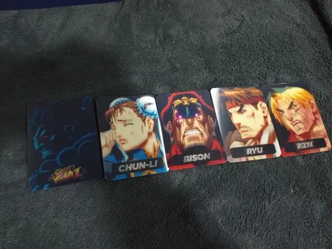 Cartas Colecionáveis StreetFighter 2 Roxx