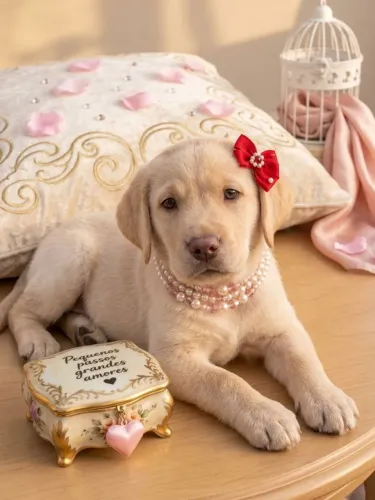 Labrador fêmea ótima companhia para sua familia