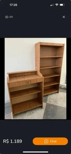 Balcão de atendimento + gôndola