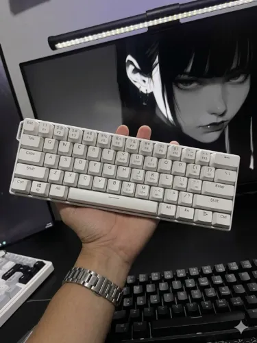 Teclado Gamer NK61 RGB Mecânico Compacto | Novo | Nova Sepetiba