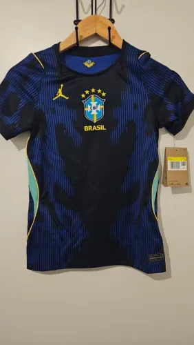 Camisa Brasil azul infantil 10/12 anos