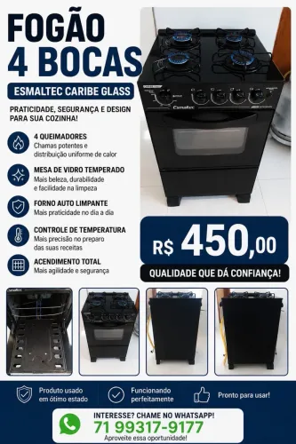Fogão 4 bocas