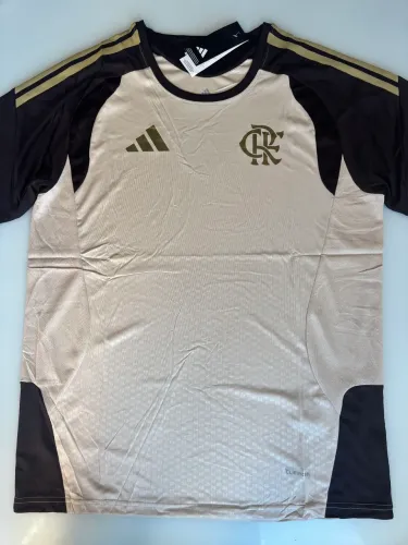 Camisa Flamengo Treino Bege Comissão 2026