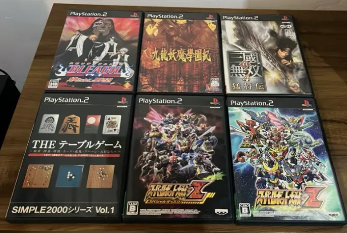 Lote Jogos Japoneses para Playstation 2