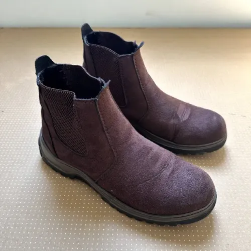 Bota botina camurça marrom 42 / 43