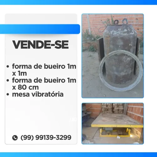 Forma/Mesa p/ pré-moldado