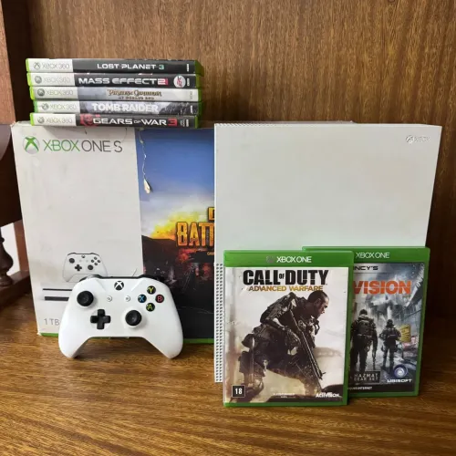 Xbox One S 1TB - Impecável (Único Dono)