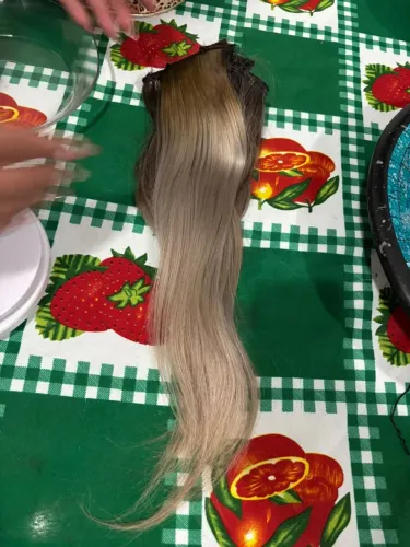 Cabelo humano loiro