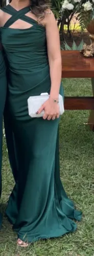 Vestido verde esmeralda