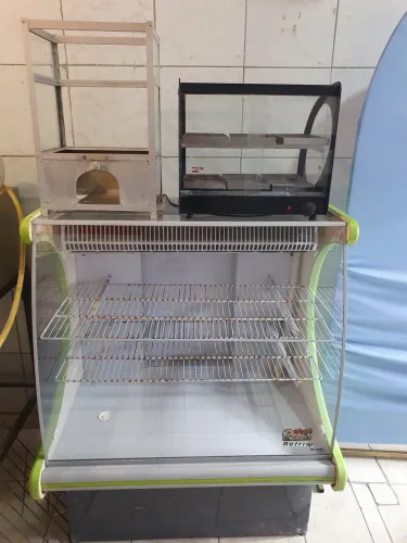 Balcão de Frio + Estufa de Cachorro-Quente + Estufa de Salgados - Kit Completo
